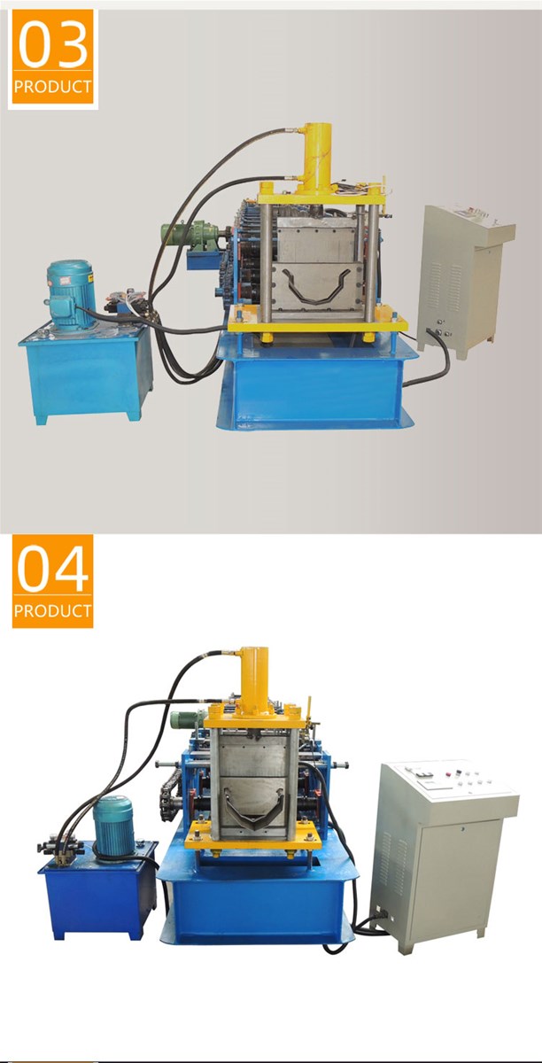 Steel roof ridge cap roll forming machine design