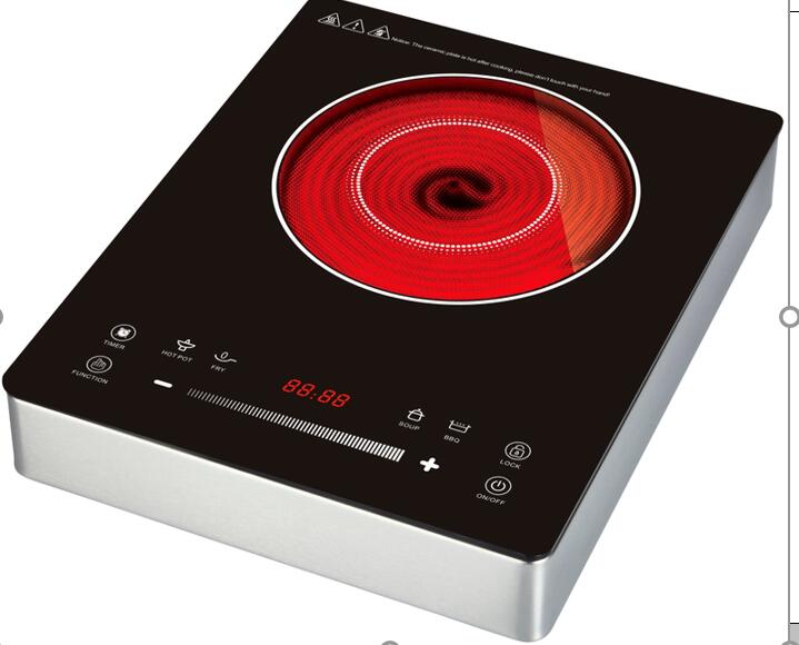 2200W Touch Control Infrared Cooker with Ce Ad CB Certificate