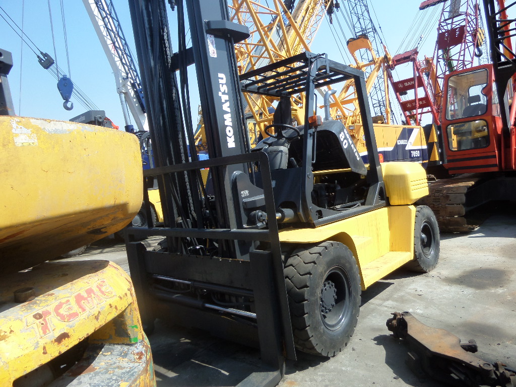 Cheap Used Komatsu Forklift 8ton Komatsu FD80 forklift FD80FD30FD50