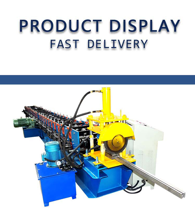 High Quality C Channel Purlin Shutter Door Roll Forming Machine