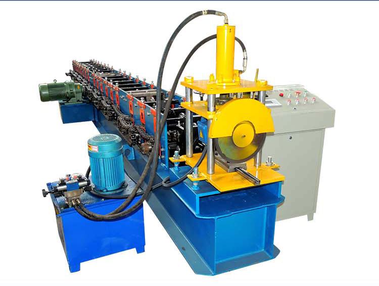 High Quality C Channel Purlin Shutter Door Roll Forming Machine