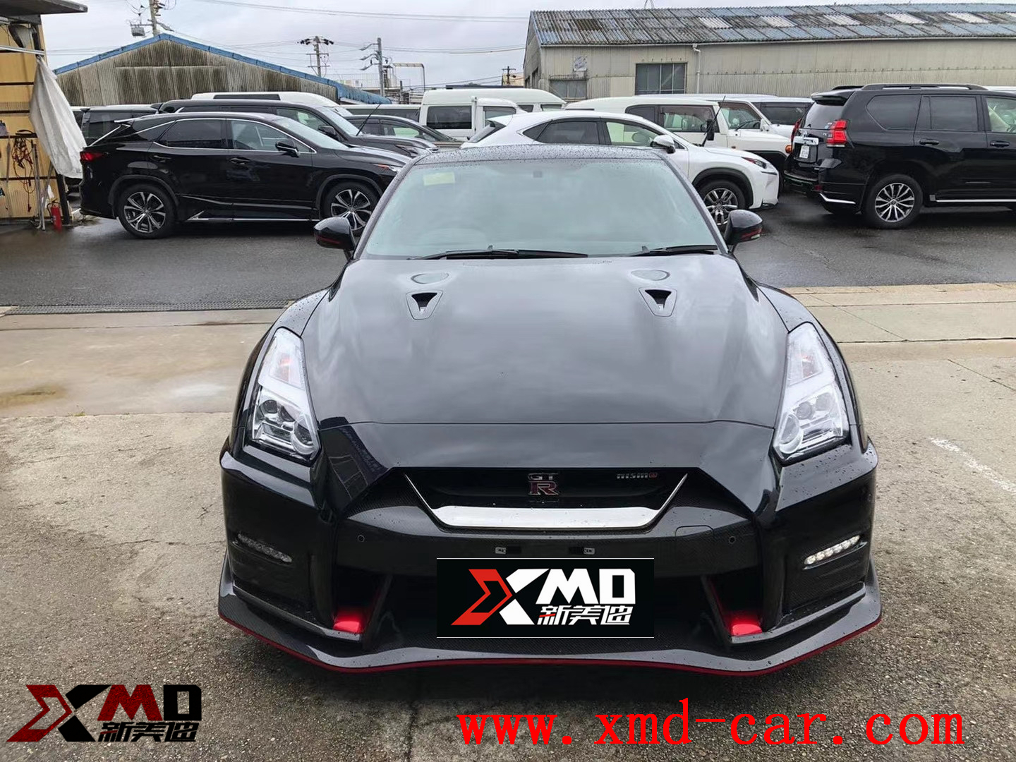 Carbon Fiber Body Kit for GTR35 Nismo Bumper Lip Spolier