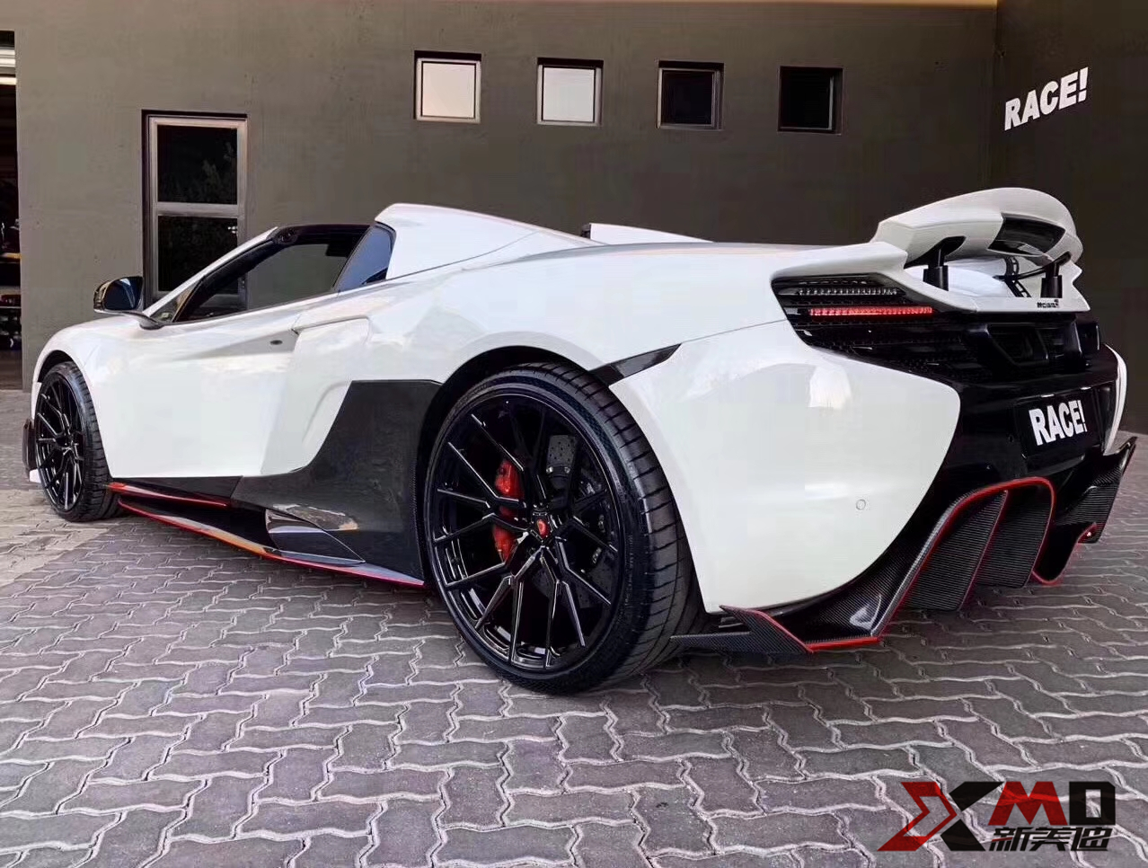 Carbon Fiber Body Kit for McLaren MP412 to 650S 675T Front Rear Bumper P1 Hood Fender Spolier Tuyere
