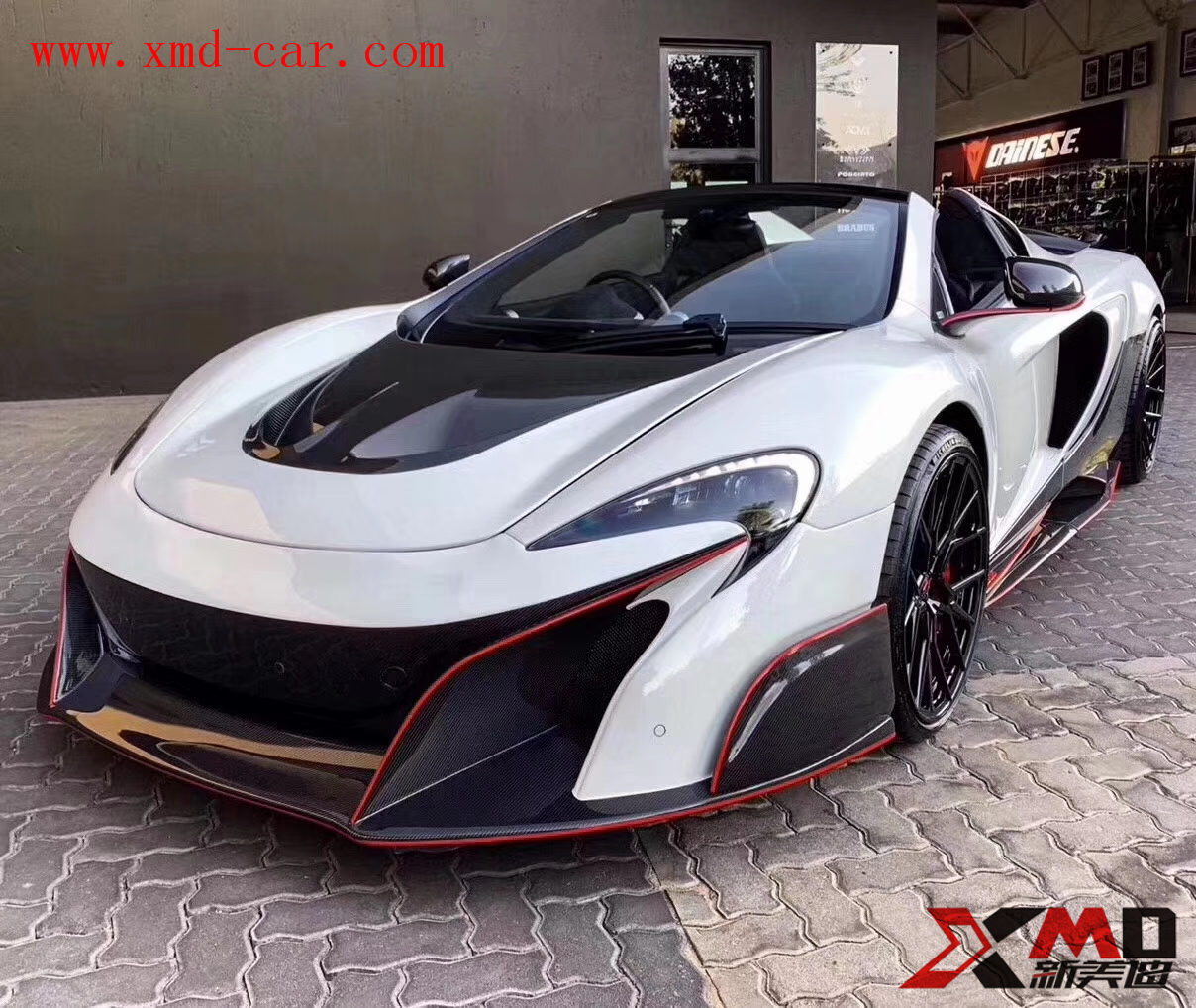 Carbon Fiber Body Kit for McLaren MP412 to 650S 675T Front Rear Bumper P1 Hood Fender Spolier Tuyere