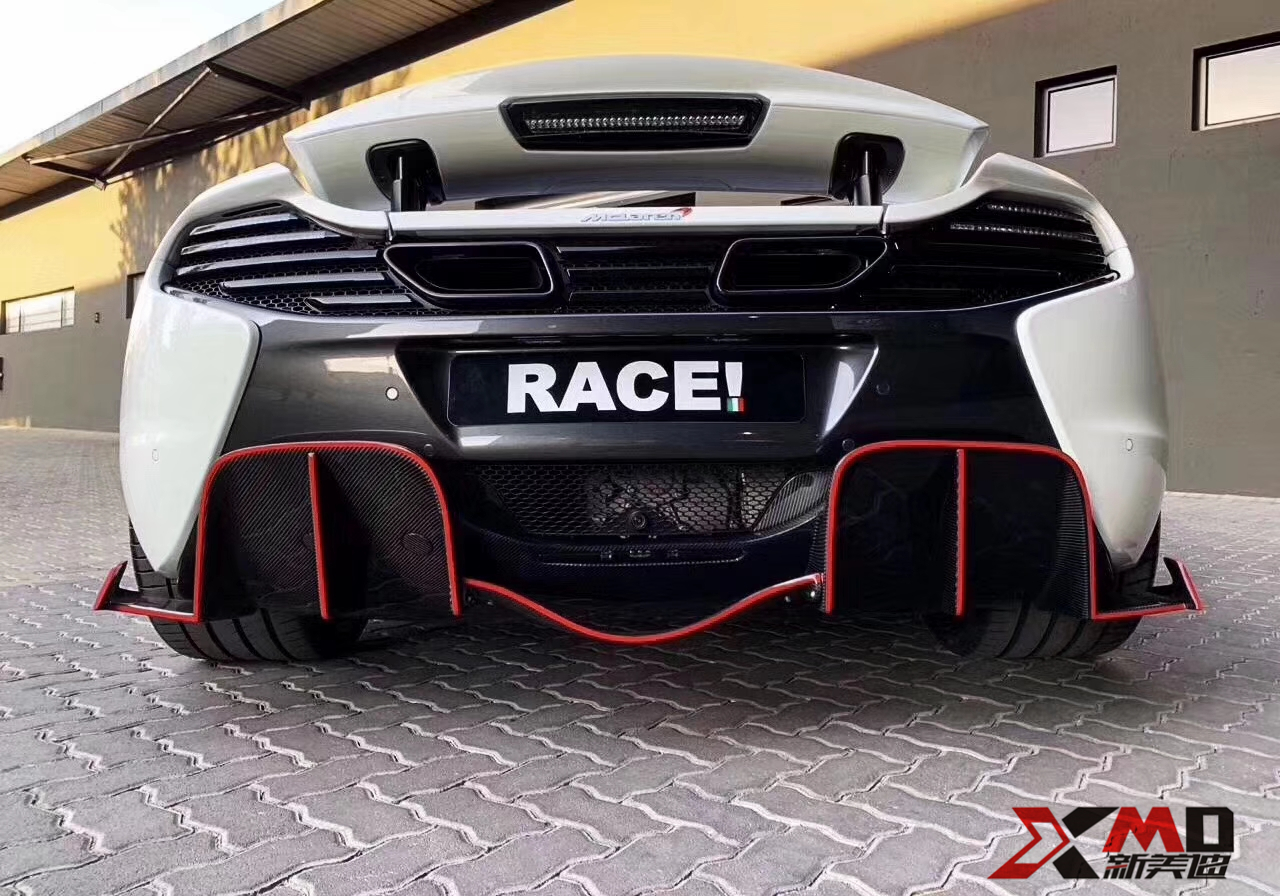 Carbon Fiber Body Kit for McLaren MP412 to 650S 675T Front Rear Bumper P1 Hood Fender Spolier Tuyere