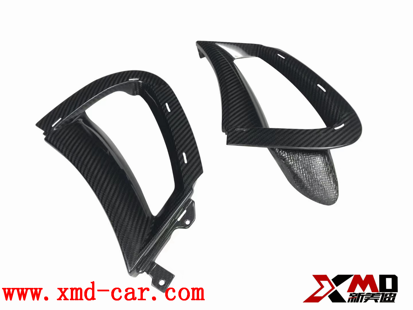 Dry Carbon Fiber Front Bumper Tuyere for McLaren 720S
