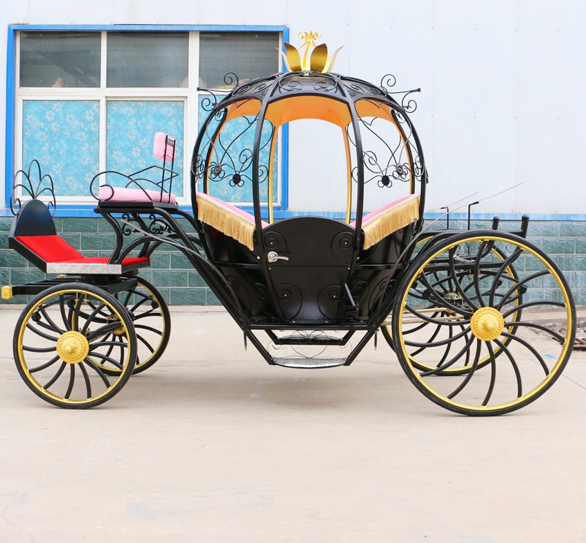 Economic and Practical fairytale White Horse Carriage for Wedding
