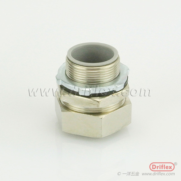 Nickel Plated Brass Straight Connector