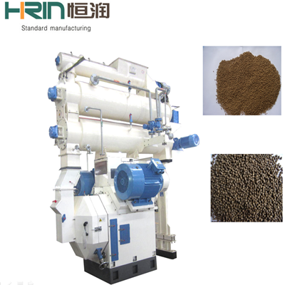 Ring Die Pellet Mill for Aquaculture and Poultry Feed Processing Line