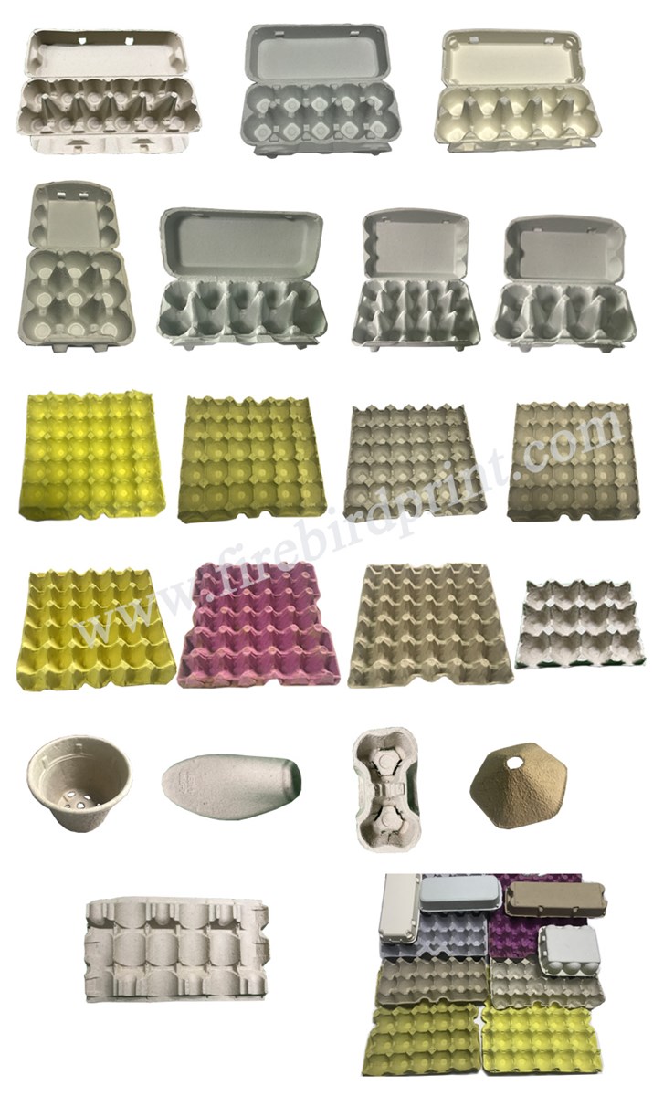 Factory outlet with competitive price for 30 pcs Biodegradable paper egg tray of purple color