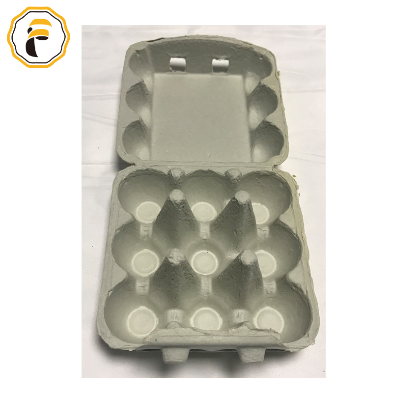 Factory outlet with competitive price for 9 pcs Biodegradable paper egg tray