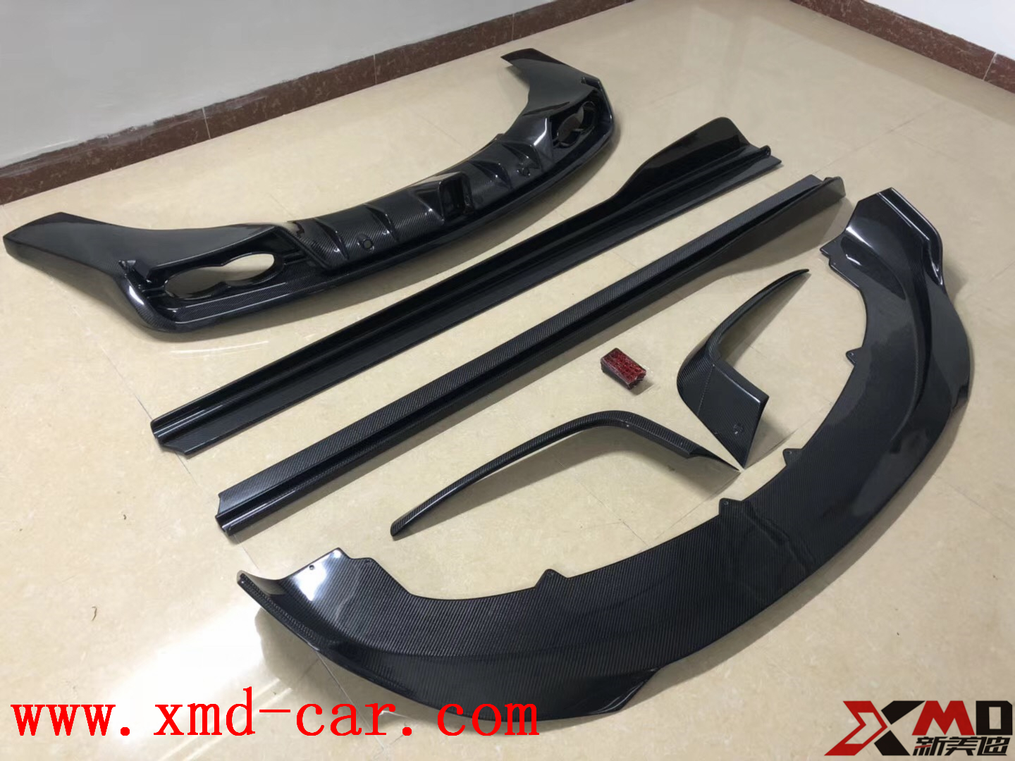 Carbon Fiber Bentley GTC Refit STARTECH Body Kit Chin Lip Side skirt Spolier