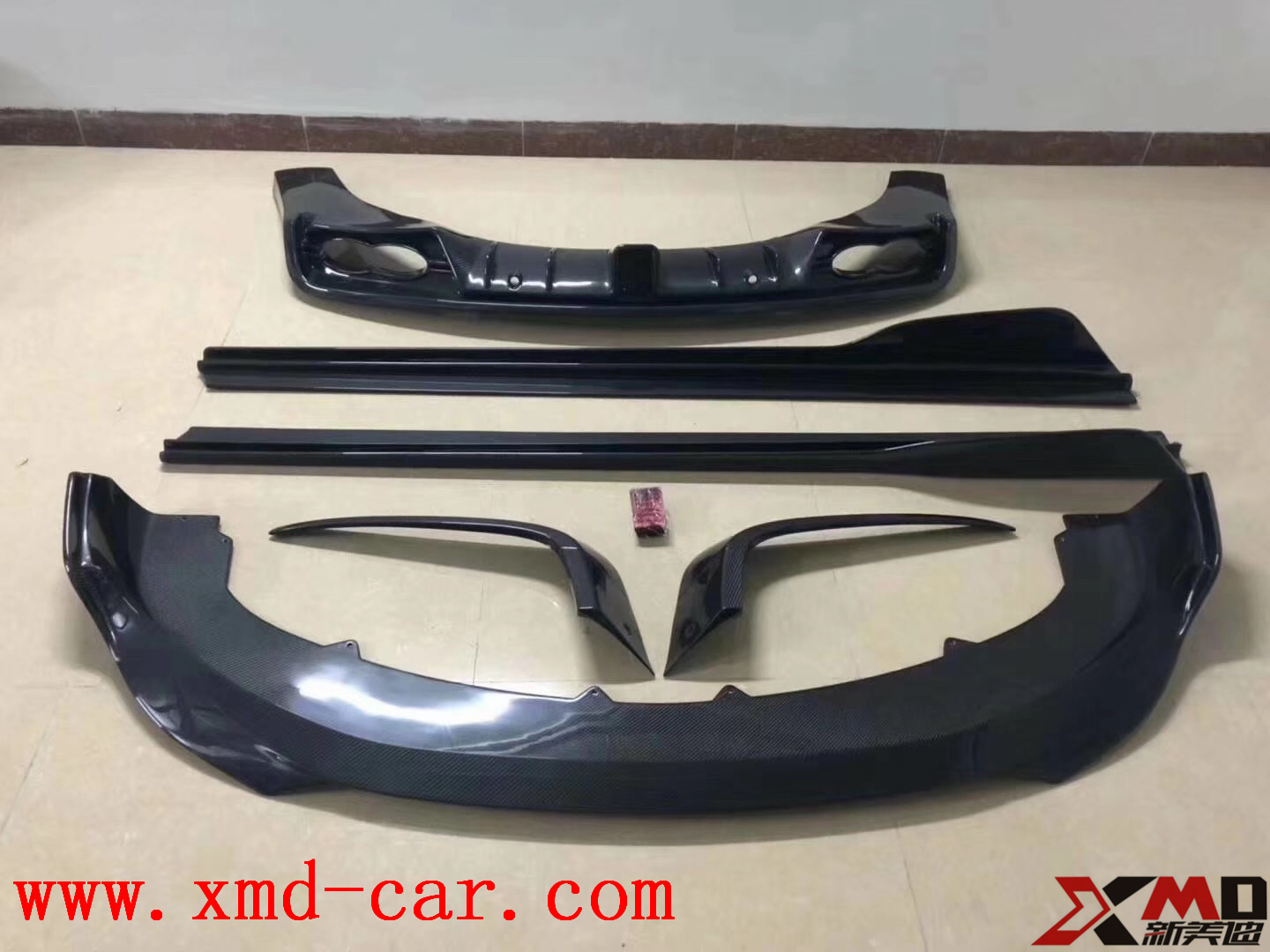 Carbon Fiber Bentley GTC Refit STARTECH Body Kit Chin Lip Side skirt Spolier