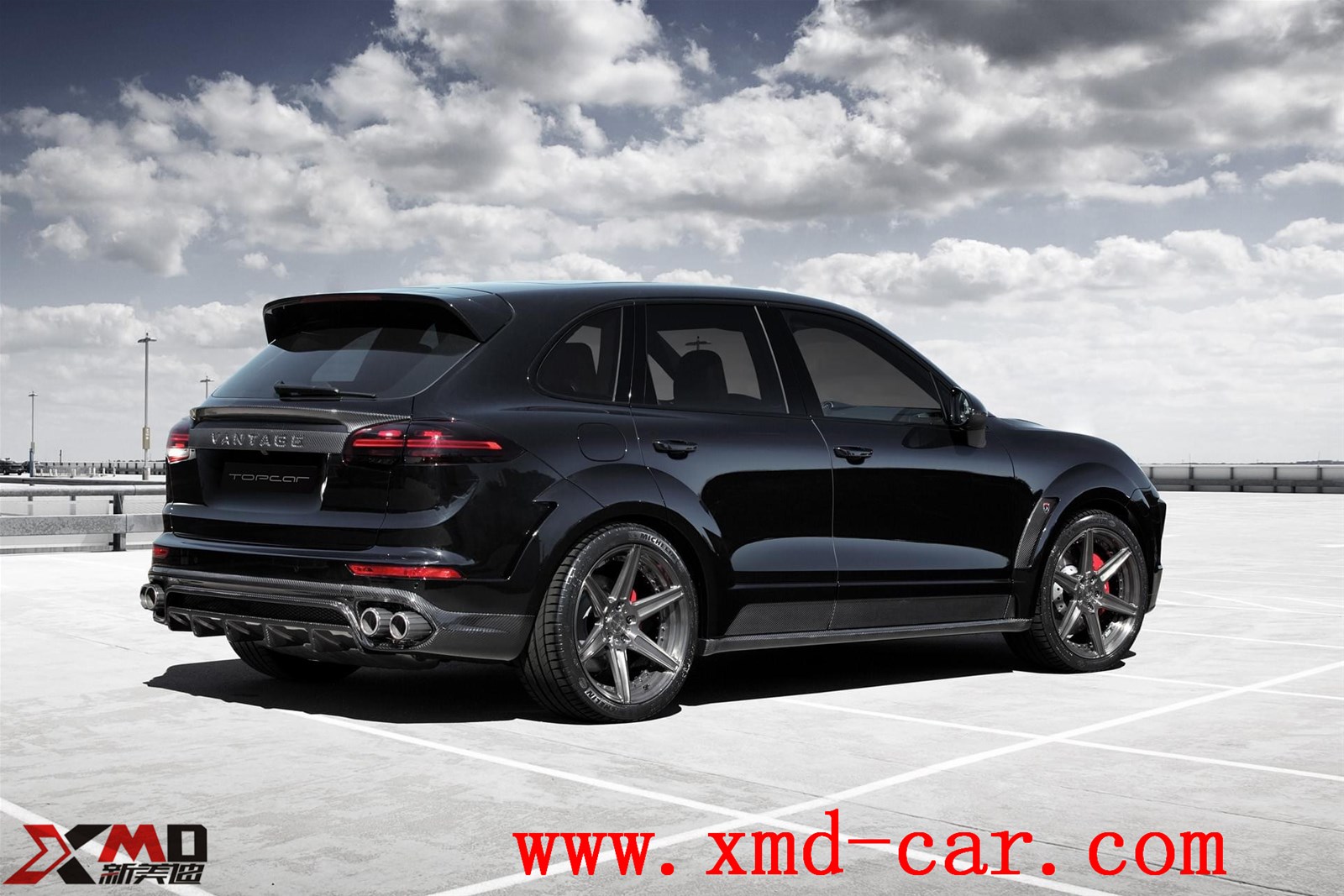 Carbon fiber Body Kit Bumper Lip Chin Spolier Hood Engine Cover Bonner Grille Fender for Porsche Cayenne 9Y0