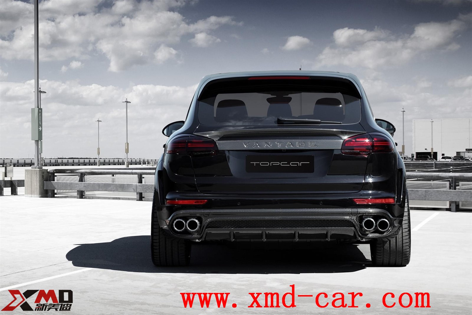 Carbon fiber Body Kit Bumper Lip Chin Spolier Hood Engine Cover Bonner Grille Fender for Porsche Cayenne 9Y0