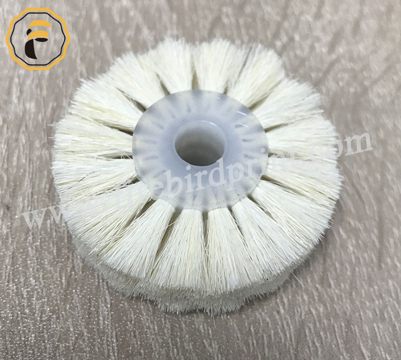 High quality SM 74 brush wool wheel for HDB printer offset Press wool wheel