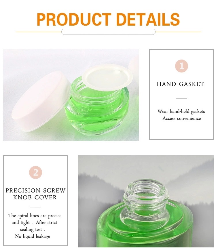 New Bottles Sets Pump Cosmetic Glass Packaging Bottle Set