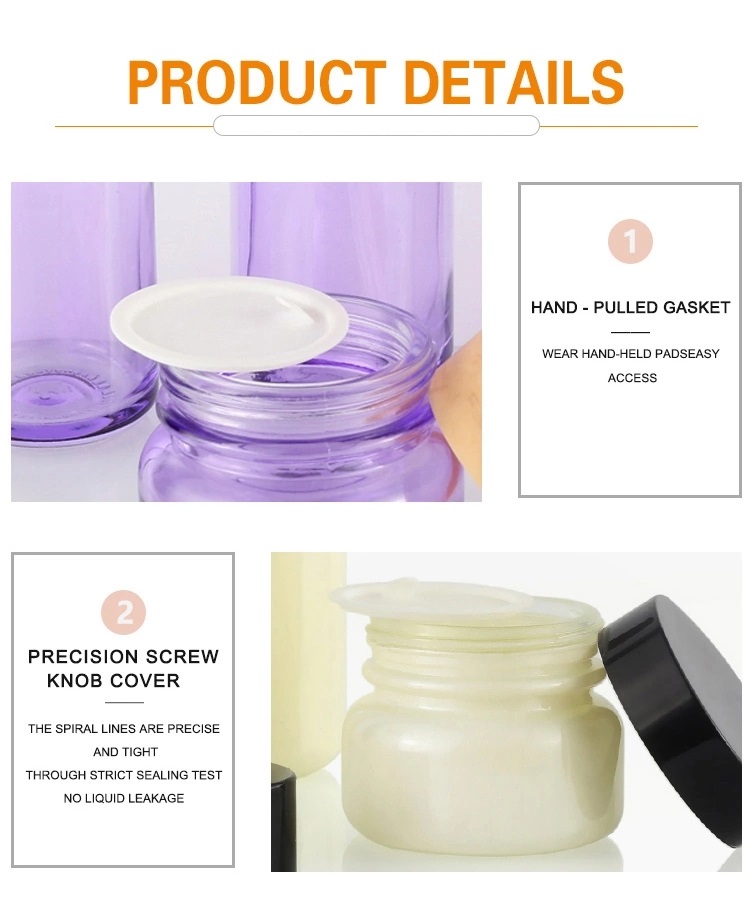 Fashionable Design 50G 100G Cosmetic Set Skincare Packaging Bottle