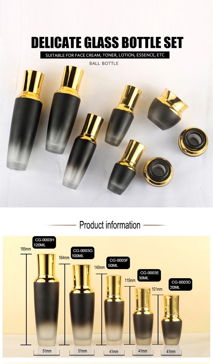 Popular 30G 30Ml 50Ml Cosmetic Set Glass Bottle Packaging Manufacturer