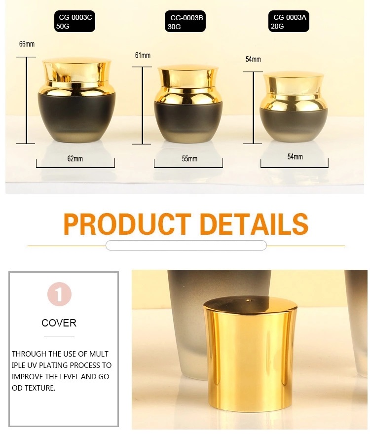 Popular 30G 30Ml 50Ml Cosmetic Set Glass Bottle Packaging Manufacturer