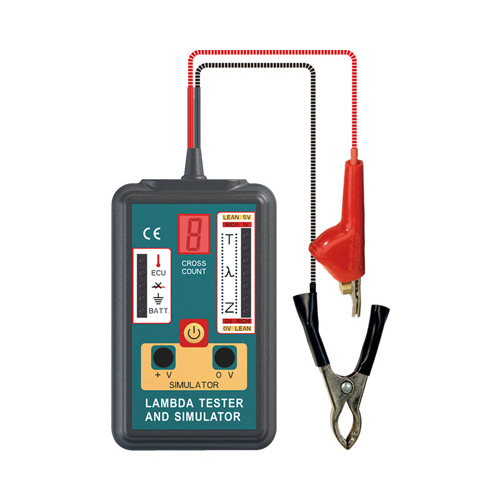 Lambda Tester and Simulator simulate the sensor signals to the ECU to verify acceptance of the signals