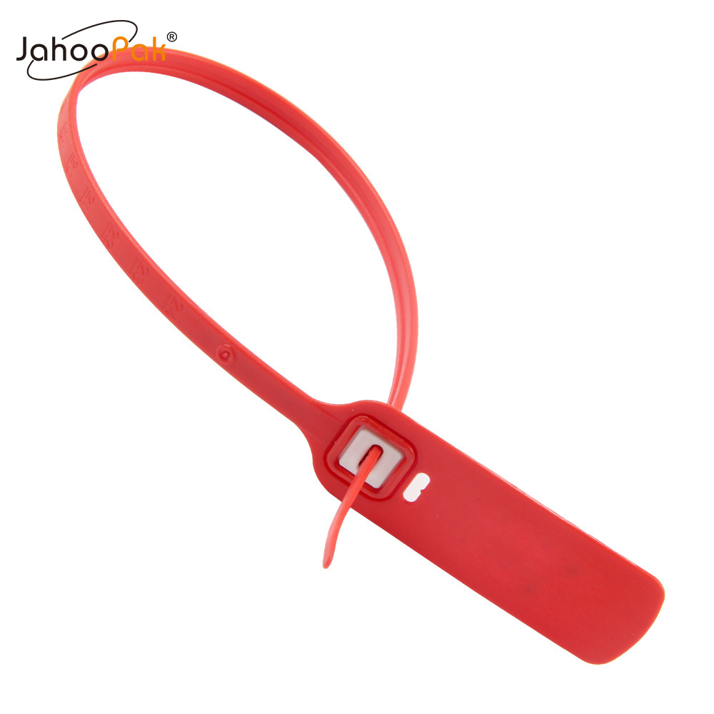 Package Transportation Truck Plastic Security Seal 400mm Label Cable Ties