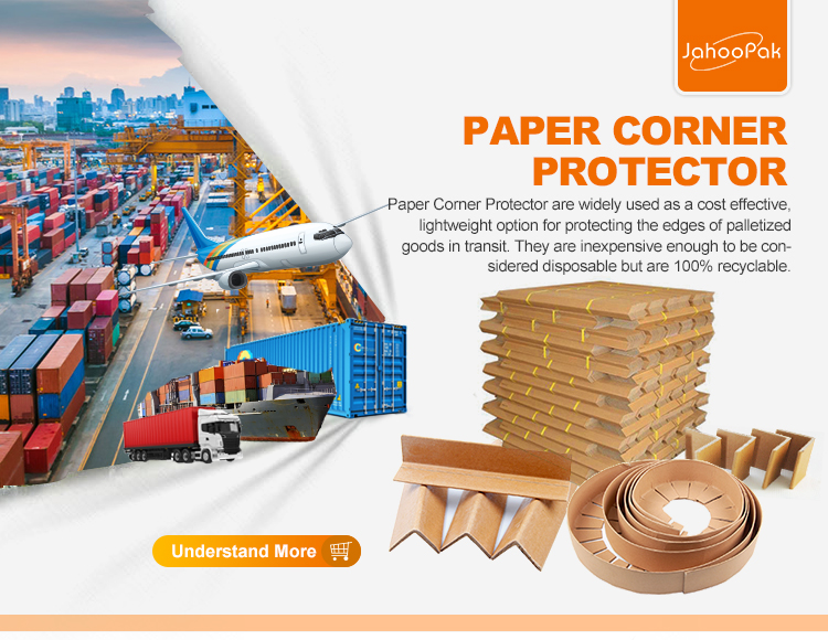 100 Recyclable Kraft Paper Edge Corner Protector for Transportation Packaging