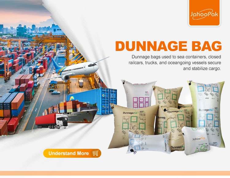 Inflatable Brown Paper Dunnage Air Bag for Container