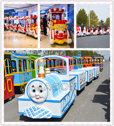 Trackless Train Park Amusement Park Train for Sale