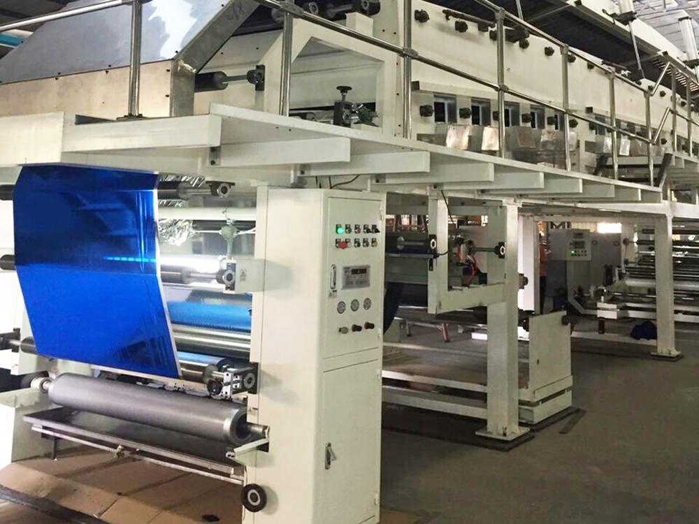 High speed aluminum metallized laser holographic film coating machine