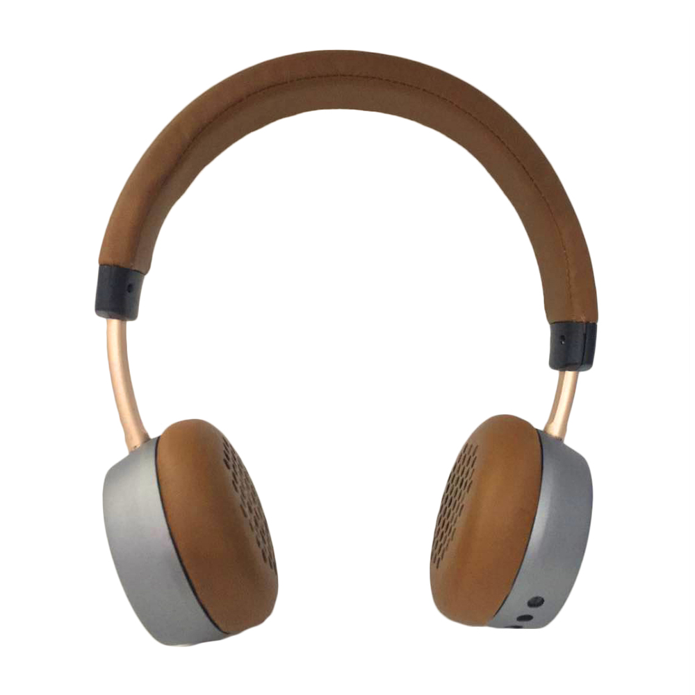 Promotional gift stereo premium metallic wireless bluetooh headset