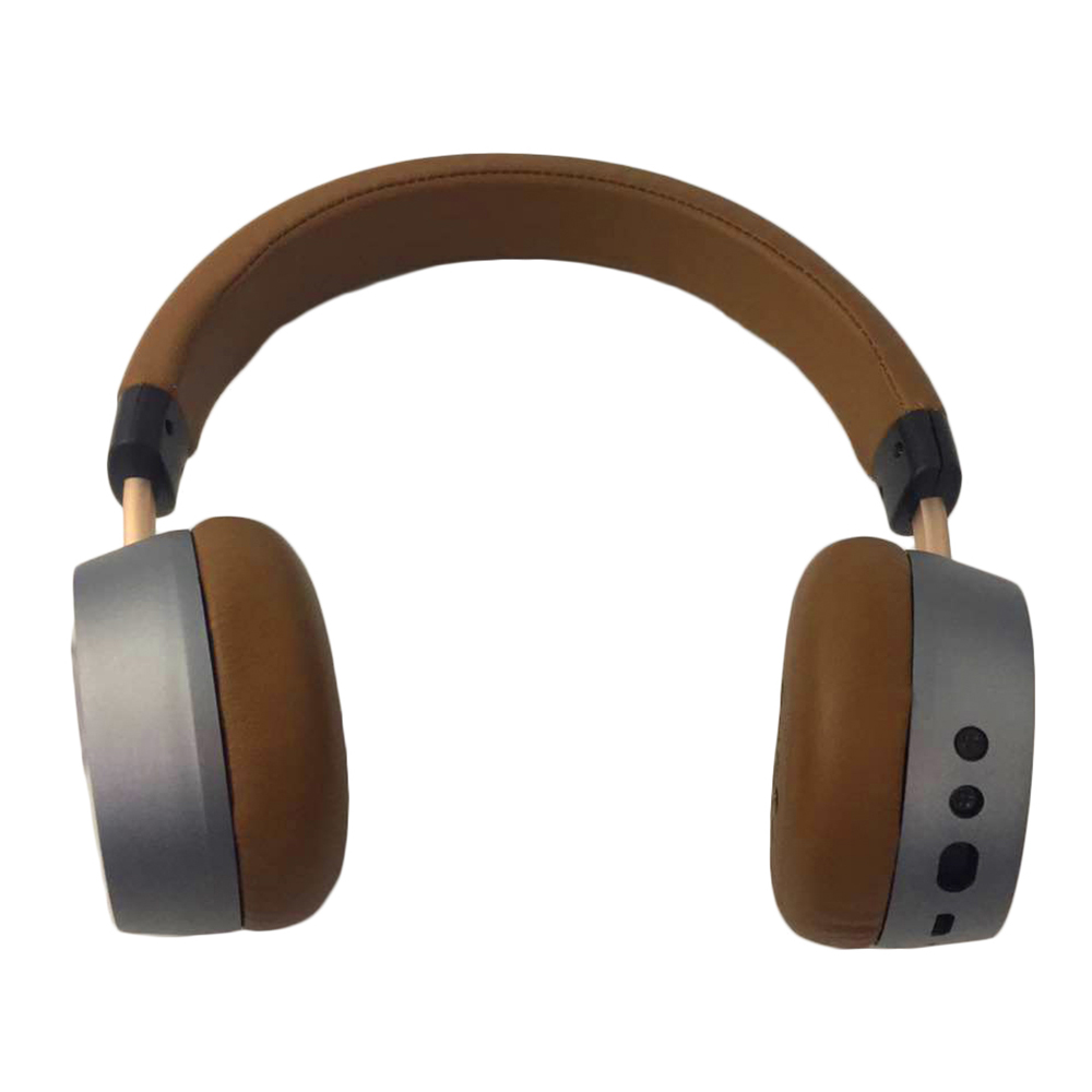 Promotional gift stereo premium metallic wireless bluetooh headset