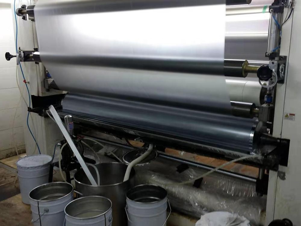 Silicone release paper film coating machine