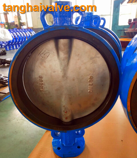 Wafer type butterfly valve THBTVAW