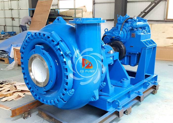 river sand mud mining diesel engine dredger centrifugal industrial gravel pump