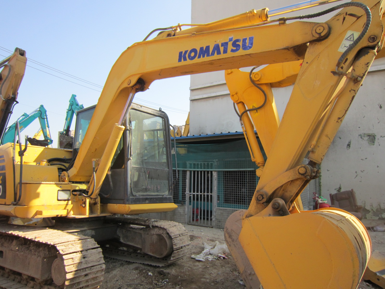 used komatsu PC70 excavator pc70 used mini crawler excavator machine construction equipment for sale