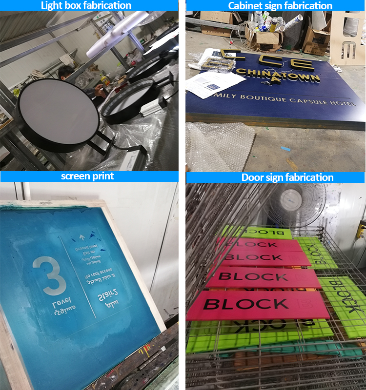 3D Mini Acrylic Channel Letter Signs
