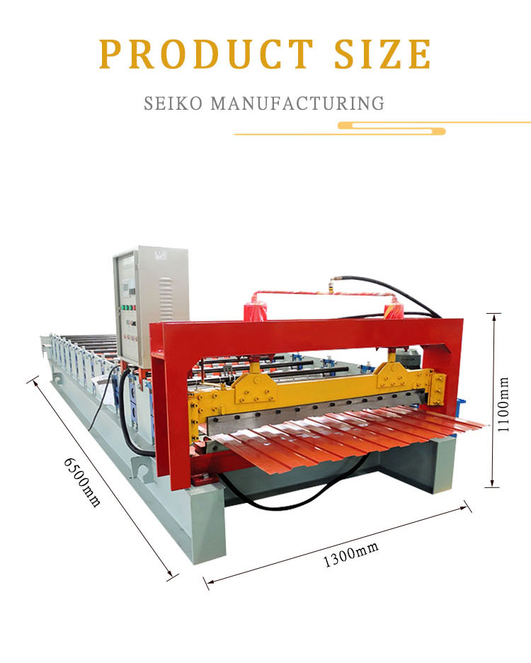 Automatic Decking Floor Corrugated Zinc Metal Roof Sheet Roll Forming Making Machine