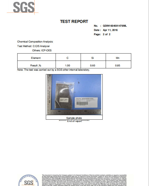 Chinese Supply Steel Grit Abrasives G18 for Polishing and Sandblasting