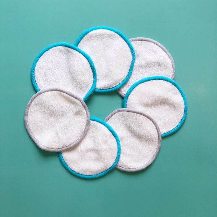 100 Biodegradable Bamboo Terry Makeup Remover Pads Personal Care Customized Logo Reusable Washable Facial Cleaning