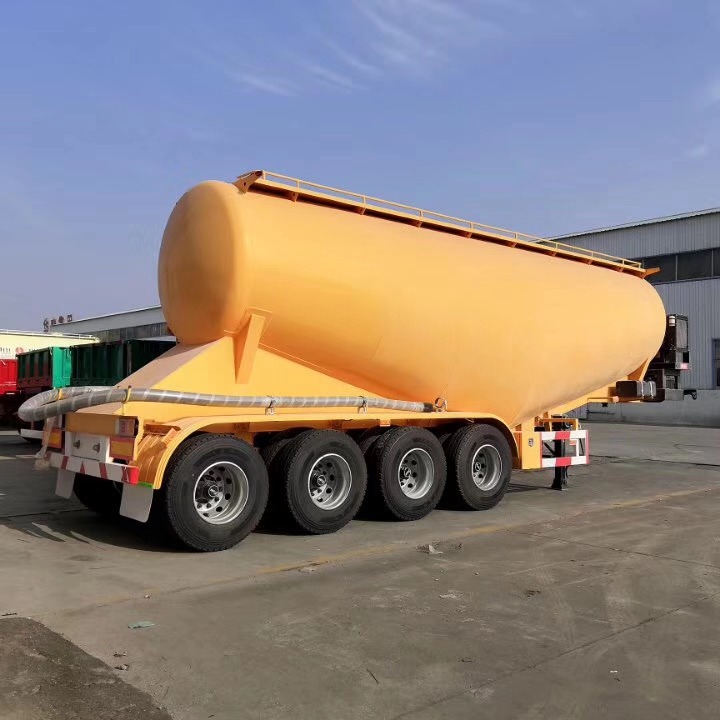 Sinotruk 3 Axles 45m3 50t Bulk Cement Powder Tank Semi Trailers