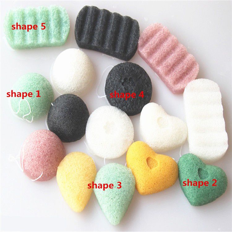 eco friendly 100 biodegradable konjac sponge facial cleaning sponge custom logo personal care