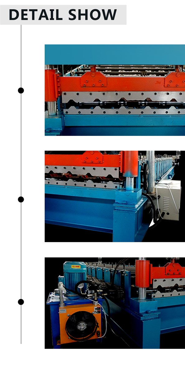 Full Automatic Iron Steel Metal Used Corrugated Roof Sheet Tile Making Machine