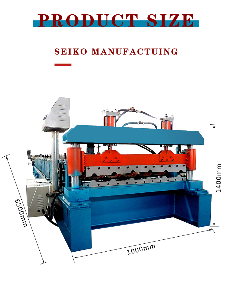 Full Automatic Iron Steel Metal Used Corrugated Roof Sheet Tile Making Machine