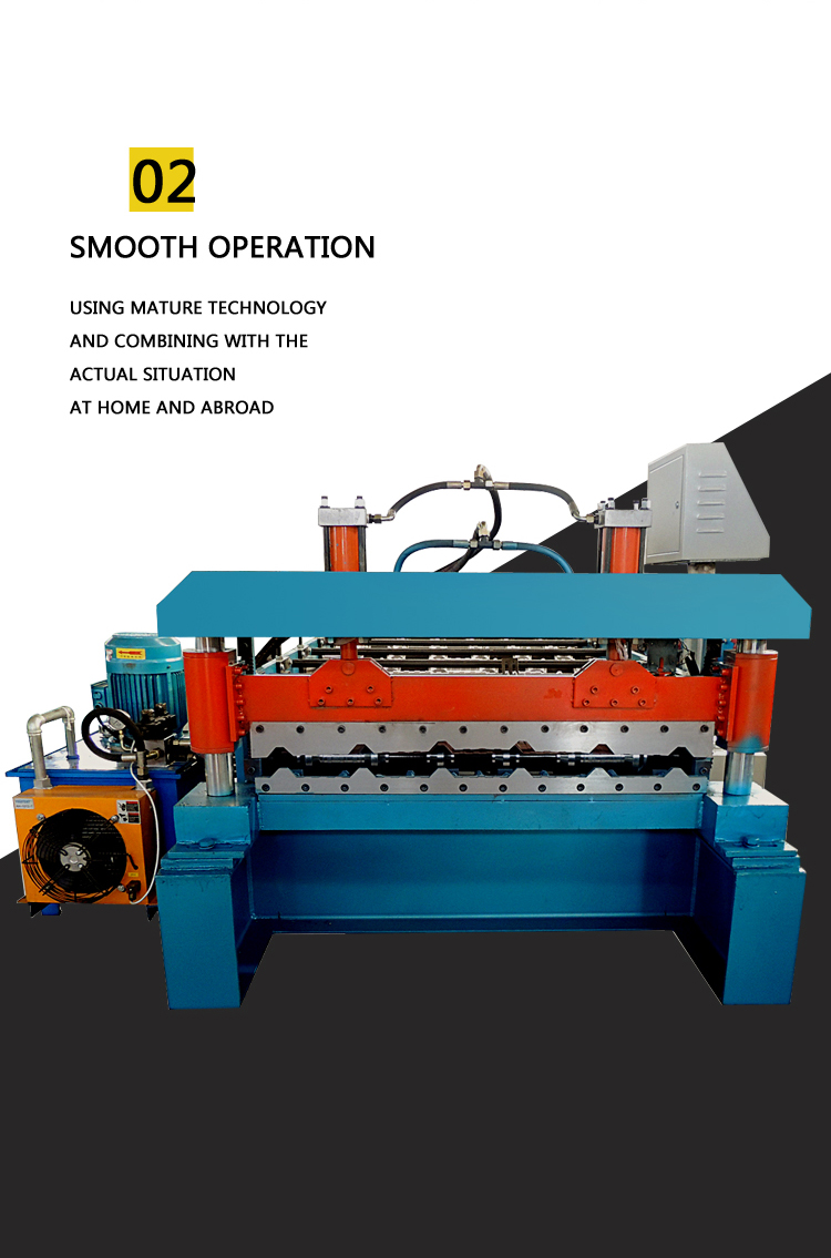 Full Automatic Iron Steel Metal Used Corrugated Roof Sheet Tile Making Machine