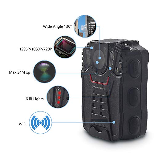 ONETHINGCAM the Smallest body camera Police Camera Full HD 1296P 30fps 32G Memory