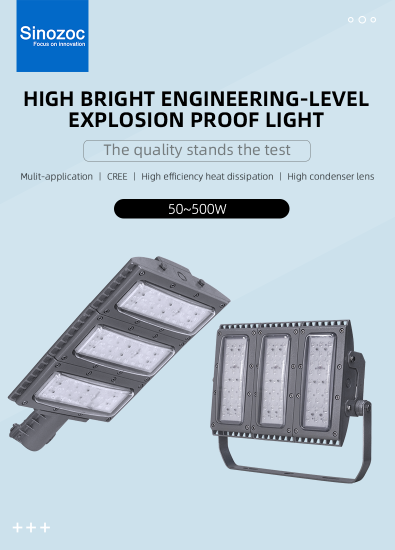 Sinozoc BAT95E module LED industry light 50W for zone 1 zone 2