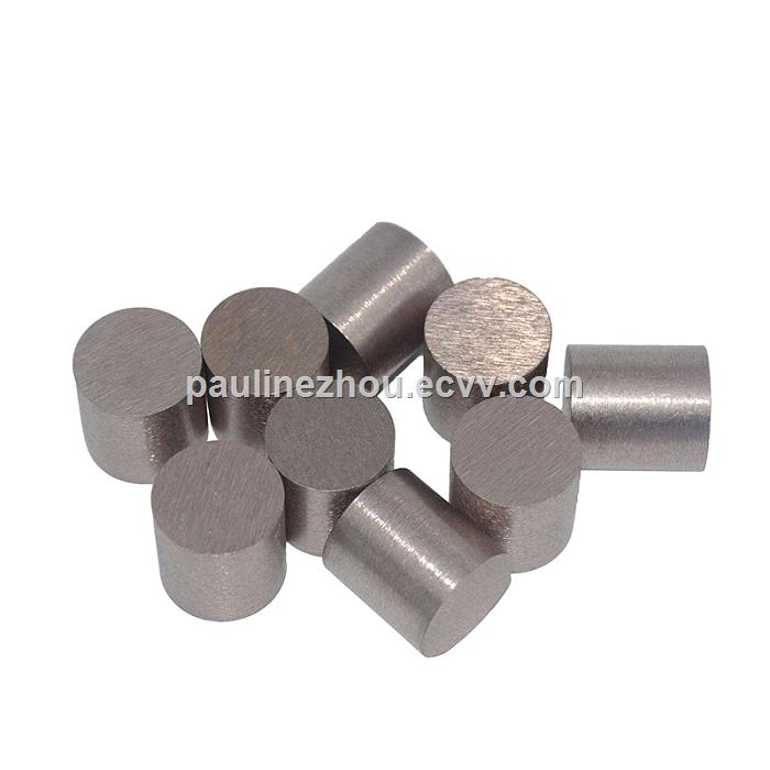 W85 W75 Machined Tungsten Copper Alloy CuW Bars ANSI Standard Copper Tungsten Bars