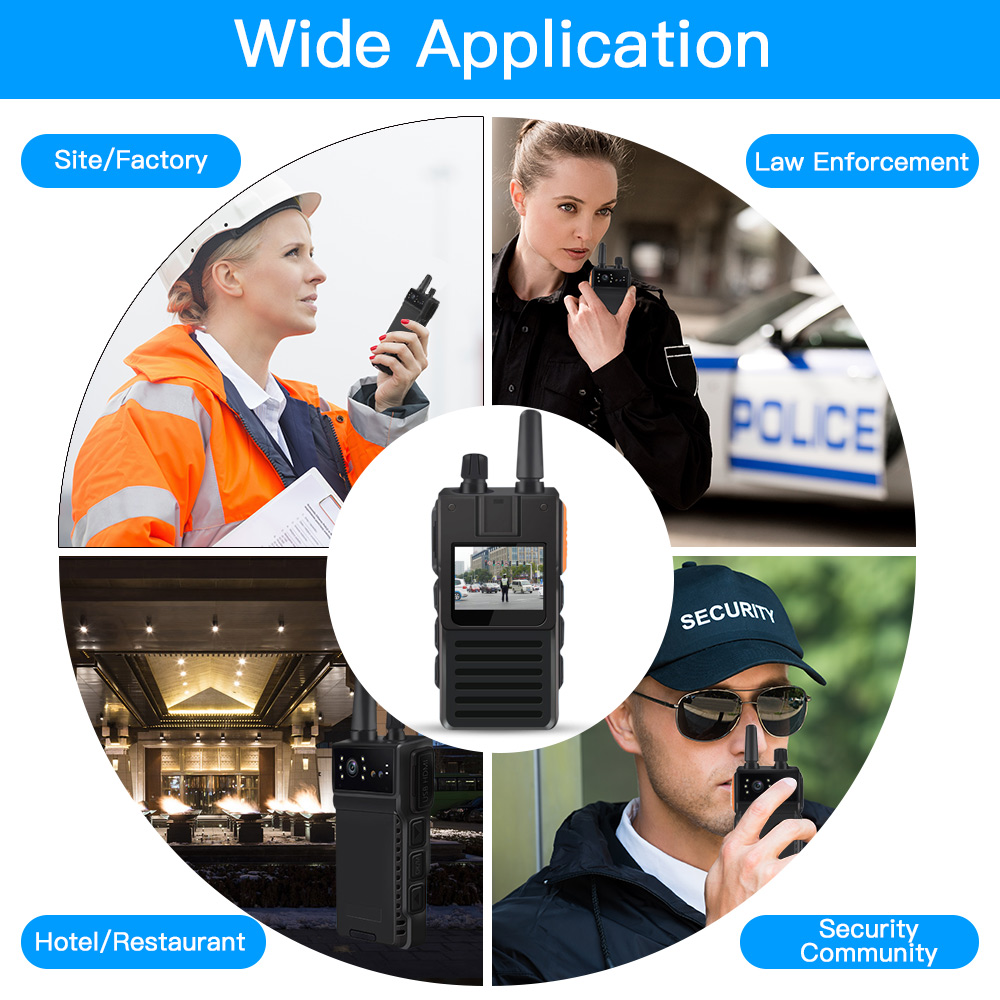 ONETHINGCAM Wifi Body Camera for Security Police Camera4G WalkieTalkie AIO Full HD 1296P 30fps 32G Memory