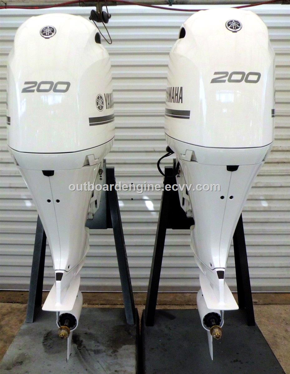 USED PAIR YAMAHA 200HP 4STROKE OUTBOARD MOTOR
